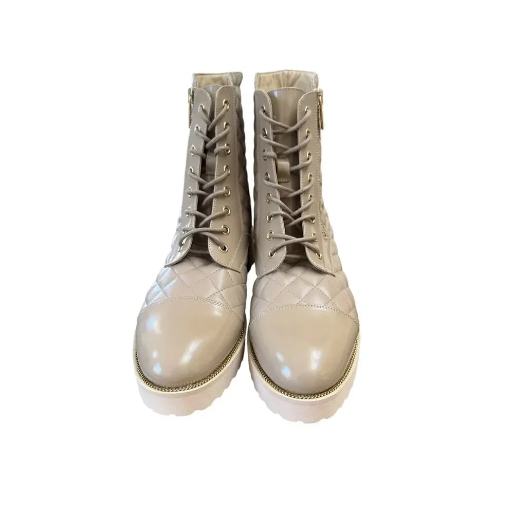 Ron White Tiffany Ultralight Combat Waterproof Boots in Dune – EU41/US10